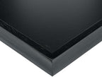 Natural Serving Tray Platter 13 x 9 Rectangular, Black in Black, alternate view 6