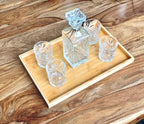 Natural Serving Tray Platter 17.75 x 11.8 Rectangular, alternate view 2