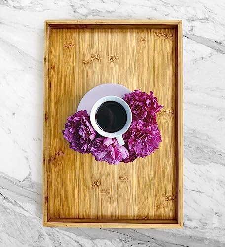Natural Serving Tray Platter 17.75 x 11.8 Rectangular, alternate view 4