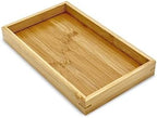 Natural Serving Tray Platter 9.8 x 5.9 Rectangular
