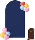 Navy Blue and Brown Arch Backdrop Cover 7.2FT Party Wedding Arch Covers Stretchy Backdrop Baby Shower Bridal