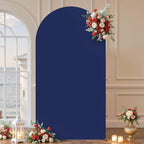 Navy Blue Arch Backdrop Cover 7.2FT Party Wedding Arch Covers Stretchy Backdrop Baby Shower Bridal Shower