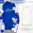 Navy Blue Arch Backdrop Cover Spandex Fitted 5FT Wedding Arch Covers in 2.2ftx5ft in Navy Blue, alternate view 4