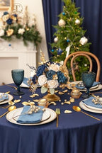 Navy Blue Artificial Flowers Combo, Rose Dahlia Wedding Decor in Navy Blue, alternate view 3