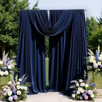 Navy Blue Backdrop Curtain - 40x10FT Back Drop Curtains for Parties Wrinkle-Free Soft Polyester Photo Backdrop, alternate