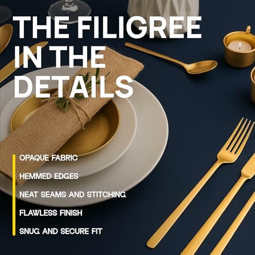 Navy Spandex Table Covers 6ft, 2 Pack - Elegant, Durable, Stretchy 6ft Table Cover Fitted, Wrinkle and Stain, alternate view