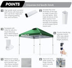 Nazhura 10' x 10' Pop Up Canopy Tent with Sand Weight Bag, Freestanding Sun Shelter for Picnic and Camping, One, alternate