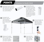 Nazhura 10' x 10' Pop Up Canopy Tent with Sand Weight Bag, Freestanding Sun Shelter for Picnic and Camping, One, alternate
