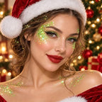 Neon Green Body Glitter Stick, Lime Green Face Hair Glitter, St Patricks Day Accessories, Mardi Gras Festival, alternate view