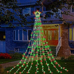 (New) Outdoor Christmas Decorations, 320 LED Hanging Twinkle Fairy String Lights Outside Tree Decoration Lights, alternate