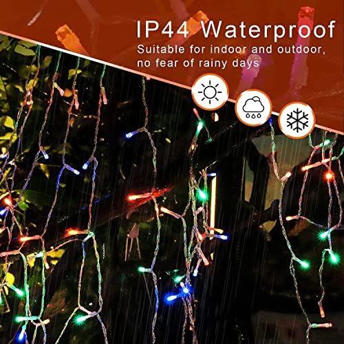 (New) Outdoor Christmas Lights, Christmas Decorations, 320 LED String Lights with 8 Light Modes Waterproof for, alternate
