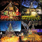 (New) Outdoor Christmas Lights, Christmas Decorations, 320 LED String Lights with 8 Light Modes Waterproof for, alternate