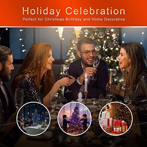 (New) Outdoor Christmas Lights, Christmas Decorations, 320 LED String Lights with 8 Light Modes Waterproof for, alternate