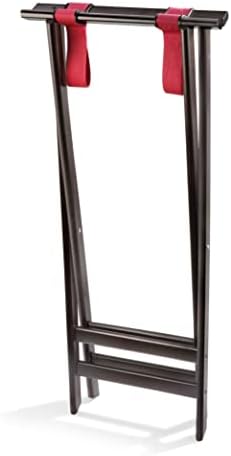 New Star Mahogany Finish Solid Acacia Tray Stand, 38-Inch, Brown, 20038 in Brown, alternate view 4