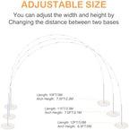 New Upgrades Balloon Arch Kit,9FT Height&10FT Width Adjustable Balloon Arch Stand with Water Fillable Base: For, alternate