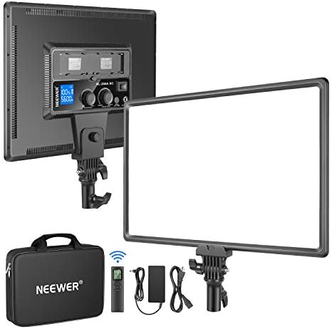 NL288 LED Video Light with 2.4G Remote, 45W 4800Lux 3200K-5600K