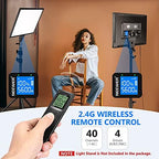 NL288 LED Video Light with 2.4G Remote, 45W 4800Lux 3200K-5600K, alternate view 4