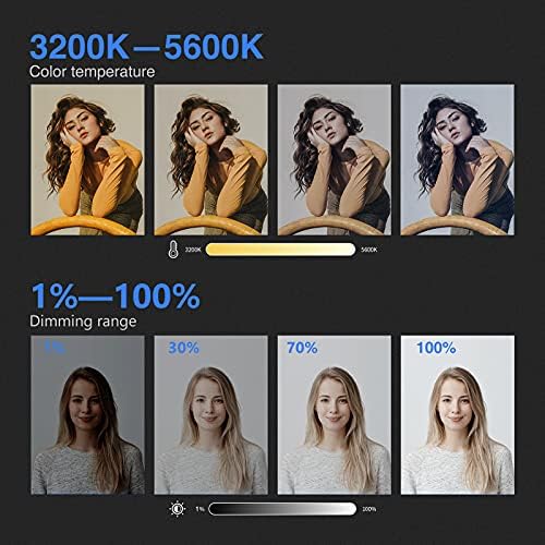 NL288 LED Video Light with 2.4G Remote, 45W 4800Lux 3200K-5600K, alternate view 7
