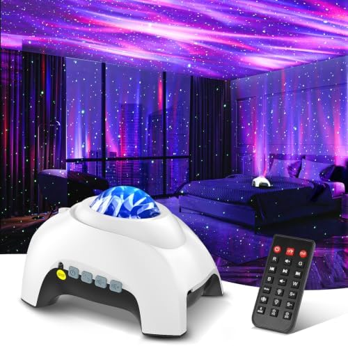 Northern Galaxy Light Aurora Projector with 33 Light Effects, Night Lights LED Star Projector for Bedroom Nebula