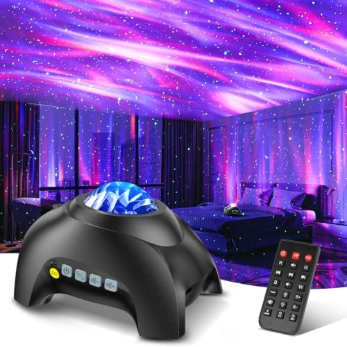 Northern Galaxy Light Aurora Projector with 33 Light Effects, Night Lights LED Star Projector for Bedroom Nebula