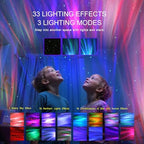 Northern Galaxy Light Aurora Projector with 33 Light Effects, Night Lights LED Star Projector for Bedroom Nebula, alternate