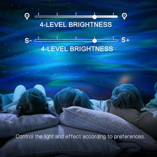 Northern Galaxy Light Aurora Projector with 33 Light Effects, Night Lights LED Star Projector for Bedroom Nebula, alternate