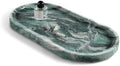 Norway Natural Marble Tray, 12"x6" Vanity Decorative Tray for Countertop Organizer, Catchall Tray for Perfume