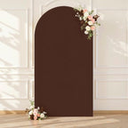 Nude and Brown Arch Backdrop Cover 7.2FT Party Wedding Arch Covers Stretchy Backdrop Baby Shower Bridal Shower, alternate