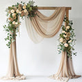 Nude Wedding Arch Draping Fabric Backdrop Drapes Sheer 28.7" x 20FT