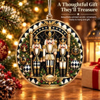 Nutcracker Christmas Ornament - Nutcracker Drummer Ornament 1776-2026 - USA 250th Anniversary Christmas, alternate view 2