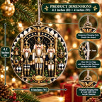 Nutcracker Christmas Ornament - Nutcracker Drummer Ornament 1776-2026 - USA 250th Anniversary Christmas, alternate view 4