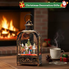 Nutcracker Christmas Snow Globes Lantern Christmas Snow Globe with Music Dance Soldier Nutcracker Scene,6H, alternate view 2