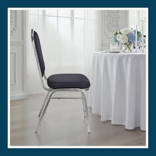 OEF9300F Series Silhouette Back Upholstered Stackable Banquet Chairs Premium Commercial Seating (2 Pack, Fabric, alternate