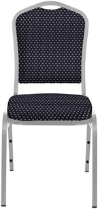 OEF9300F Series Silhouette Back Upholstered Stackable Banquet Chairs Premium Commercial Seating (2 Pack, Fabric, alternate