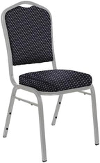 OEF9300F Series Silhouette Back Upholstered Stackable Banquet Chairs Premium Commercial Seating (2 Pack, Fabric, alternate