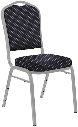 OEF9300F Series Silhouette Back Upholstered Stackable Banquet Chairs Premium Commercial Seating (2 Pack, Fabric, alternate