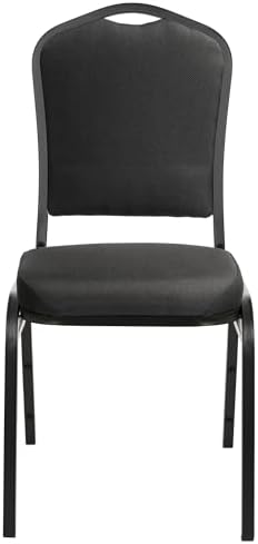 OEF9300F Series Silhouette Back Upholstered Stackable Banquet Chairs Premium Commercial Seating (2 Pack, Fabric, alternate