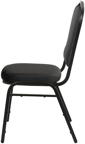 OEF9300F Series Silhouette Back Upholstered Stackable Banquet Chairs Premium Commercial Seating (2 Pack, Fabric, alternate
