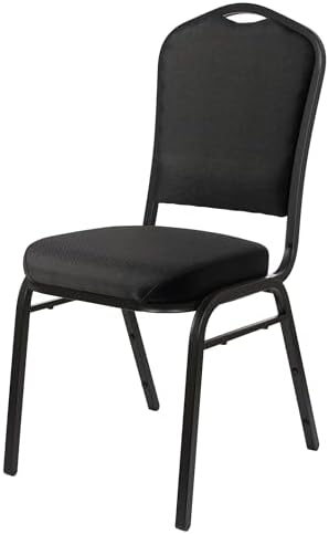 OEF9300F Series Silhouette Back Upholstered Stackable Banquet Chairs Premium Commercial Seating (2 Pack, Fabric, alternate