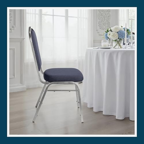 OEF9300F Series Silhouette Back Upholstered Stackable Banquet Chairs Premium Commercial Seating (2 Pack, Fabric, alternate