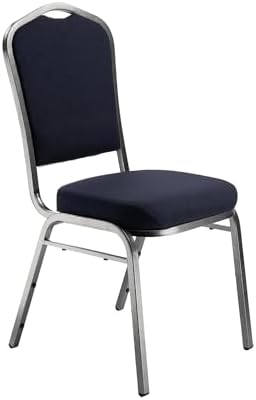 OEF9300F Series Silhouette Back Upholstered Stackable Banquet Chairs Premium Commercial Seating (2 Pack, Fabric, alternate