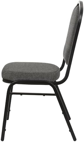 OEF9300F Series Silhouette Back Upholstered Stackable Banquet Chairs Premium Commercial Seating (2 Pack, Fabric, alternate