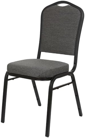 OEF9300F Series Silhouette Back Upholstered Stackable Banquet Chairs Premium Commercial Seating (2 Pack, Fabric, alternate