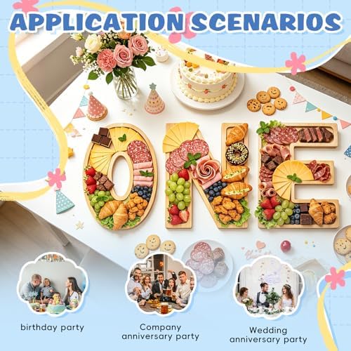 ONE Letters Charcuterie Board in Universal in One, alternate view 5