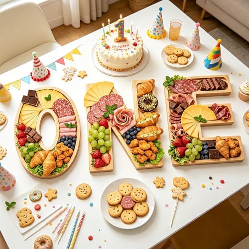 ONE Letters Charcuterie Board in Universal in One, alternate view 6