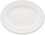 Opal Innocence Carved Large Oval Platter -, White (Pack of 6) in 4.20 LB (Pack of 6) in White