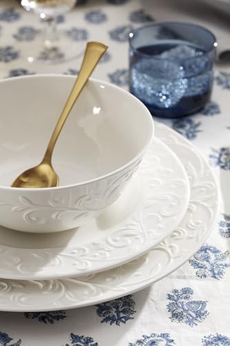 Opal Innocence Carved Porcelain 16-Piece Dinnerware Set for 4 in 16-Piece Place Setting, alternate view 5