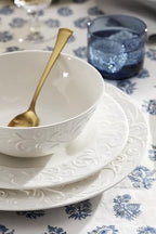 Opal Innocence Carved Porcelain 16-Piece Dinnerware Set for 4 in 16-Piece Place Setting, alternate view 5