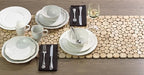 Opal Innocence Carved Porcelain 4-Piece Dinnerware Set for 1 in White, alternate view 5