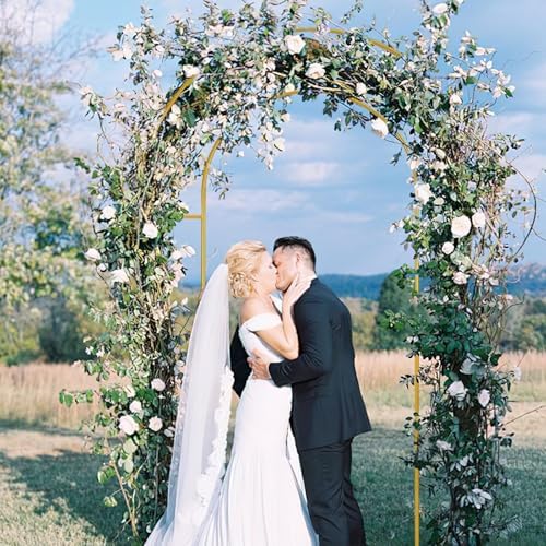 Open Arch Backdrop Stand, Double Arch Frame U Shaped Wedding Arches for Wedding Ceremony Birthday Party Bridal, alternate